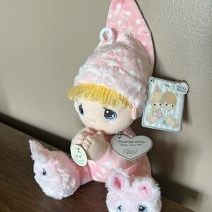 Pink Precious Moments Prayer Girl Plush